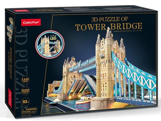 Rolife DIY Tower Bridge Wooden 3D Puzzle DIY Assembly Toy Adult Kids Xmas Gifts